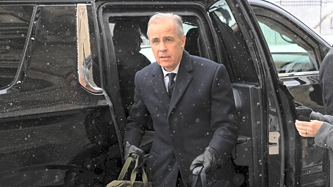 Carney rolls his eyes at US treasury secretary, telling Trump he meant what he said at Davos