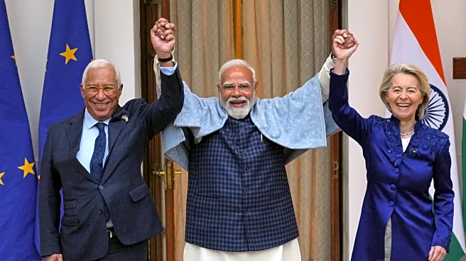 India and the European Union reach a free trade deal representing a third of global trade