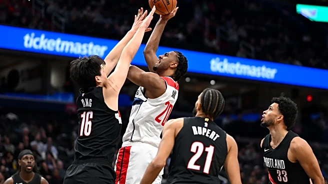 Sarr's big night helps the Wizards snap a 9-game skid with a 115-111 win over Portland