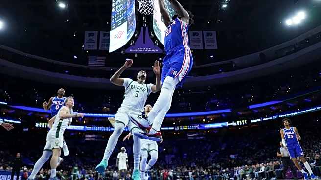 George scores 32 and Embiid has 29 to lead 76ers past short-handed Bucks 139-122