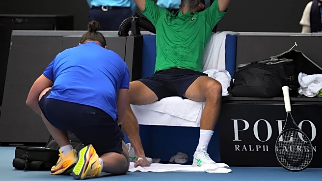 'I was lucky' says Djokovic after setting up Australian Open semifinal against Sinner