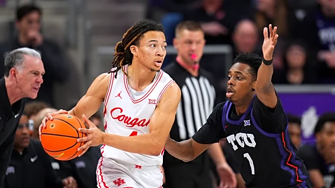 Top freshman Kingston Flemings scores 25, Emanuel Sharp has 23 as No. 10 Houston beats TCU 79-70