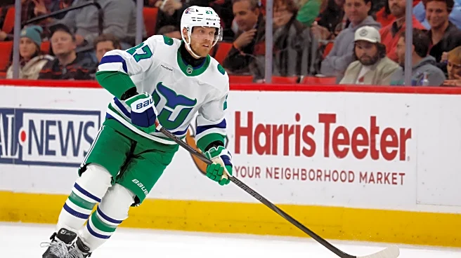 Jordan Staal scores in final minute to cap late 3-goal rally by Hurricanes for 5-4 win over Mammoth