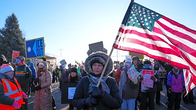 Protesters close schools and stores during a nationwide strike against Trump's immigration policies