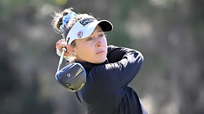 Nelly Korda wins the season opener on the LPGA without having to hit a shot on Sunday