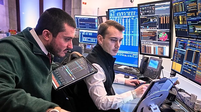 Wild swings across financial markets ease as Wall Street opens for trading