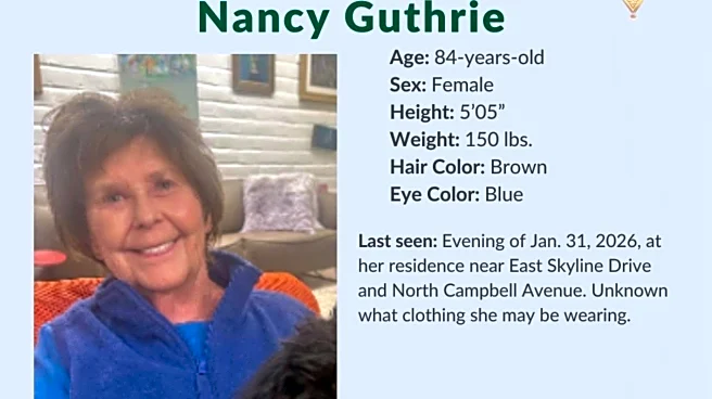 'Today' show host Savannah Guthrie's mother is missing in Arizona and authorities suspect crime
