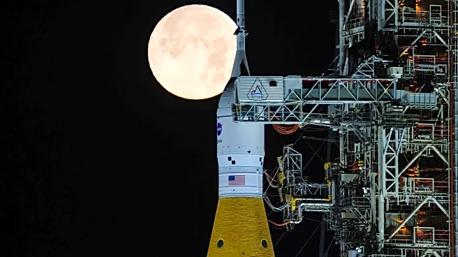 NASA hit by a fuel leak during a practice countdown of the moon rocket that will fly with astronauts