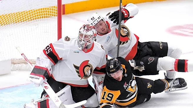 Giroux's goal with just over five minutes remaining lifts Senators past Penguins 3-2