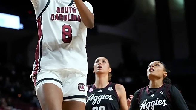 Joyce Edwards' 28 points lead No. 3 South Carolina to a 71-56 victory over Texas A&M