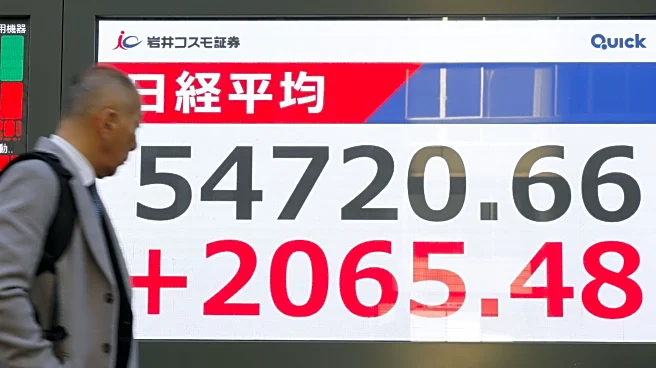 Global shares surge, led by records in Japan and South Korea, as markets regain momentum