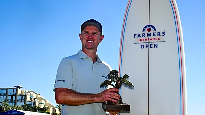 Rose gets another win at Torrey Pines. This was one special with his longtime caddie at his side