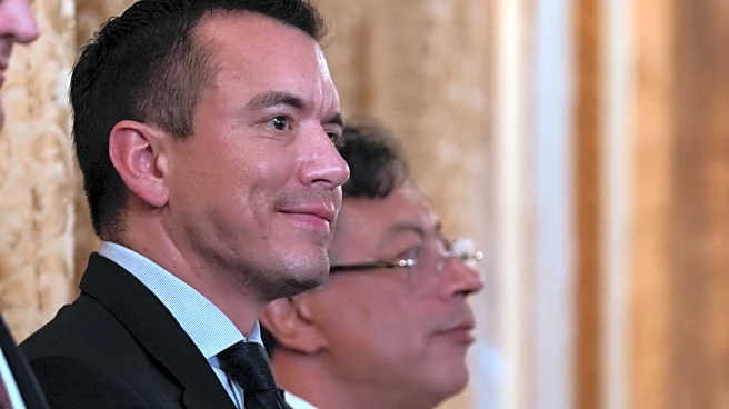 Colombian and Ecuadorian merchants and truckers protest escalating trade war between both nations