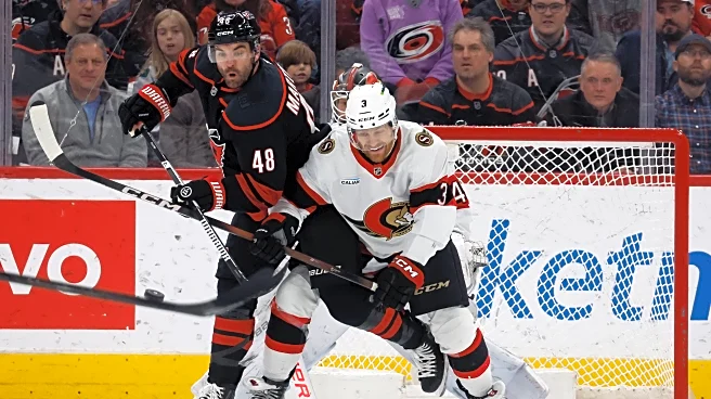 Staal's goal pushes Hurricanes past Senators 4-3 in final home game before Olympic break