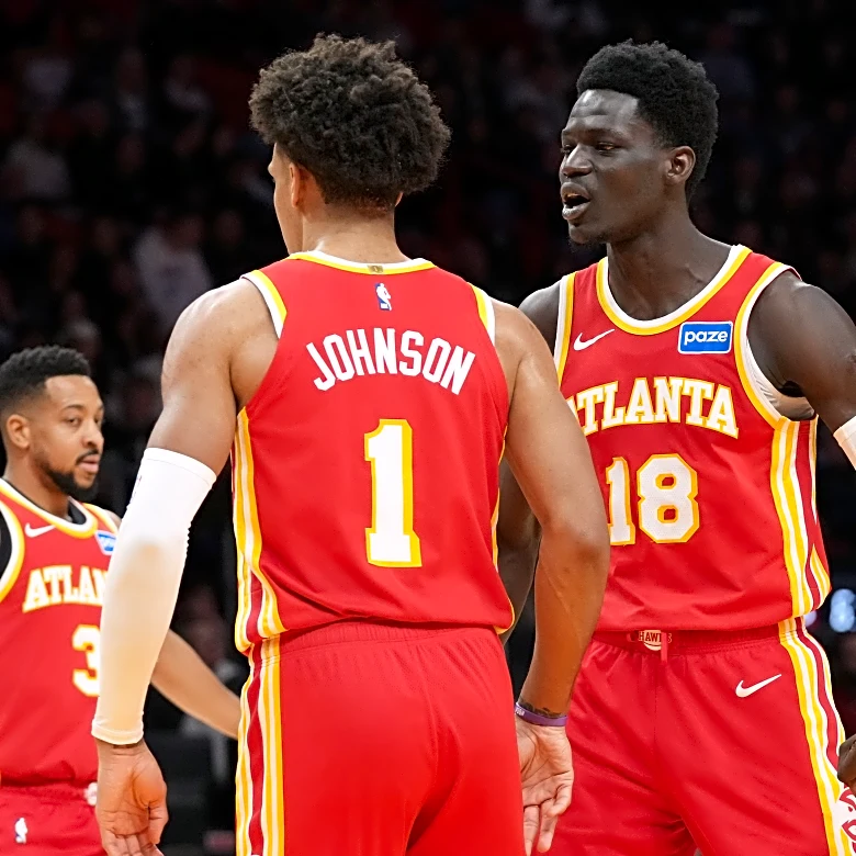 Jalen Johnson has triple-double and Hawks spoil Miami's 2006 title celebration with 127-115 victory