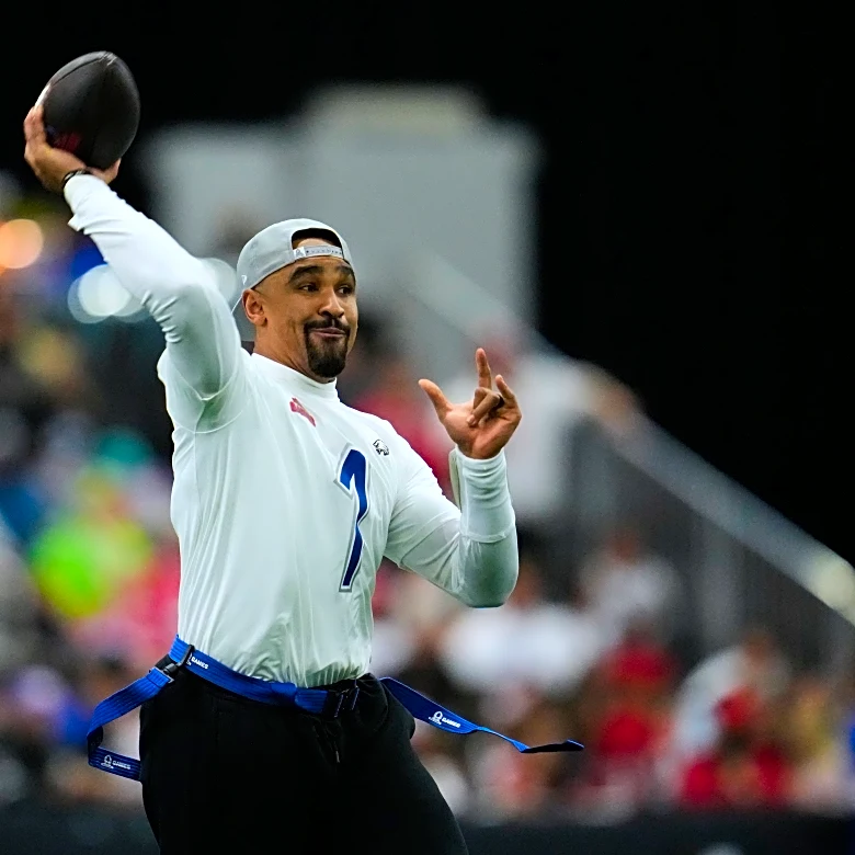 Jalen Hurts leads NFC past AFC in high-scoring Pro Bowl Games flag football exhibition
