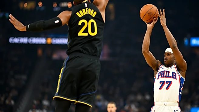 VJ Edgecombe scores 25 in 76ers' 4th straight win, 113-94 over Warriors with Curry sidelined
