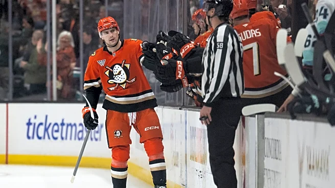 Gauthier gets 25th goal and surging Ducks beat Kraken 4-2 to move closer to Pacific Division lead