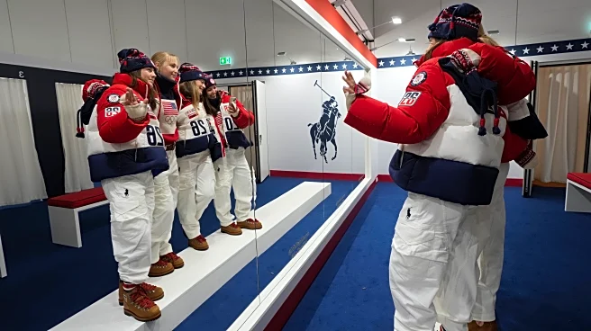 US Olympians are greeted at Milan's airport with star-spangled Ralph Lauren uniforms