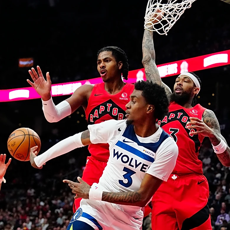 Edwards scores 30 points as Timberwolves rally for 5th win in six games, beat Raptors 128-126