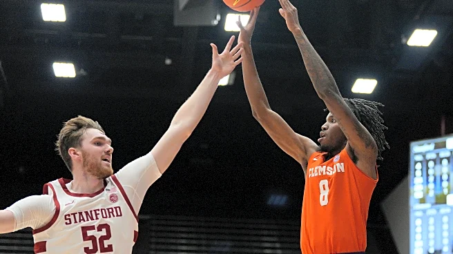 Nick Davidson scores 16 points, grabs seven rebounds as No. 20 Clemson holds off Stanford 66-64