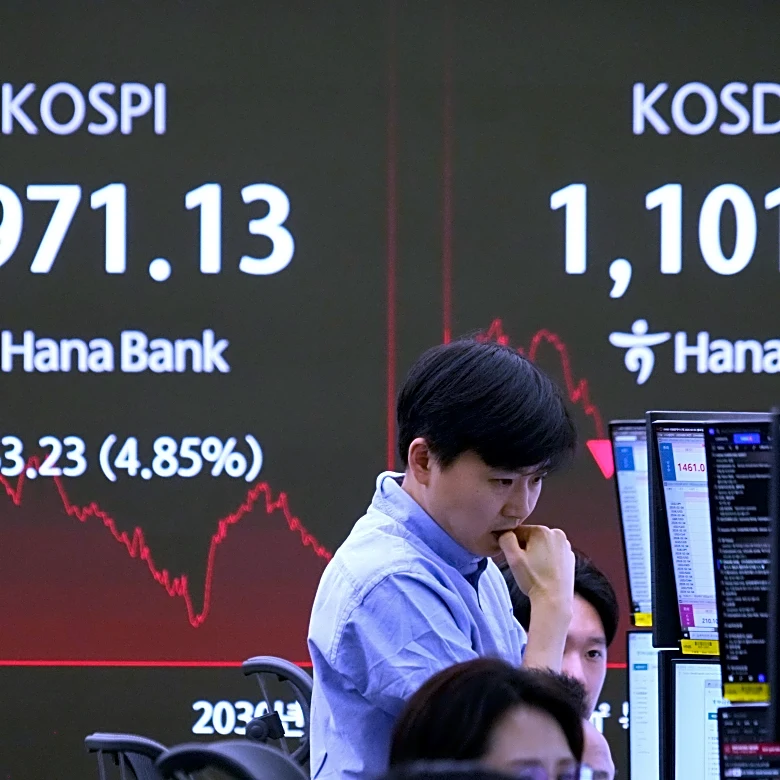 Bitcoin plunges up to 8% and South Korea's Kospi sinks nearly 4% in the latest tech-led sell-off