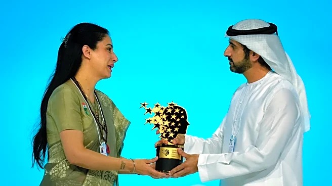 Indian teacher who created hundreds of learning centers wins $1 million Global Teacher Prize