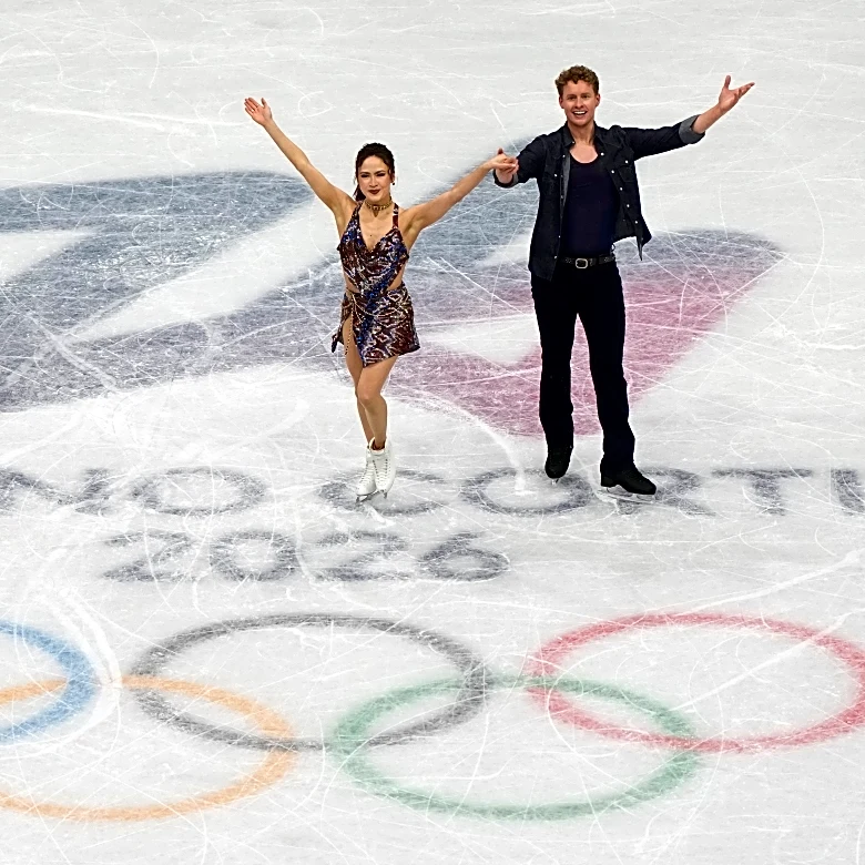 Chock and Bates rock the ice with world-best score to open figure skating at Milan Cortina Olympics