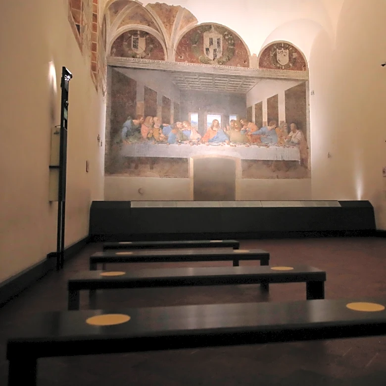 Tourists stopped from seeing The Last Supper, while Olympic VIPs including Vance visit