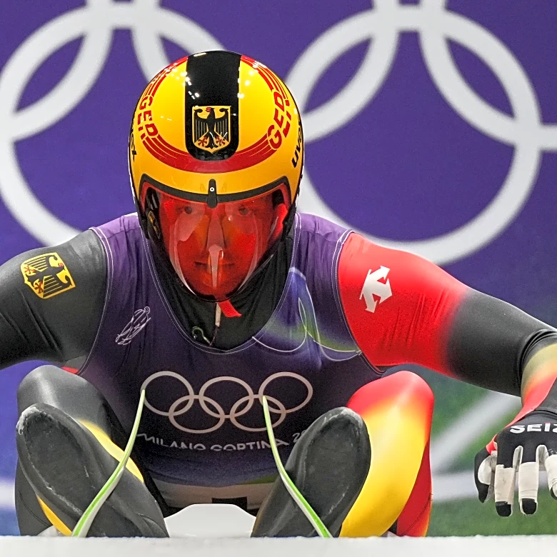 Langenhan, Mueller, Fischnaller lead way after 1st 2 runs of Olympic men's luge race
