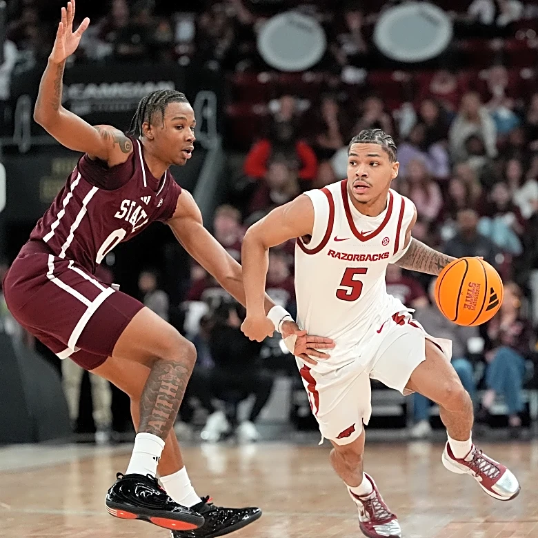No. 21 Arkansas cruises past Mississippi State, 88-68, behind Acuff's 24 points