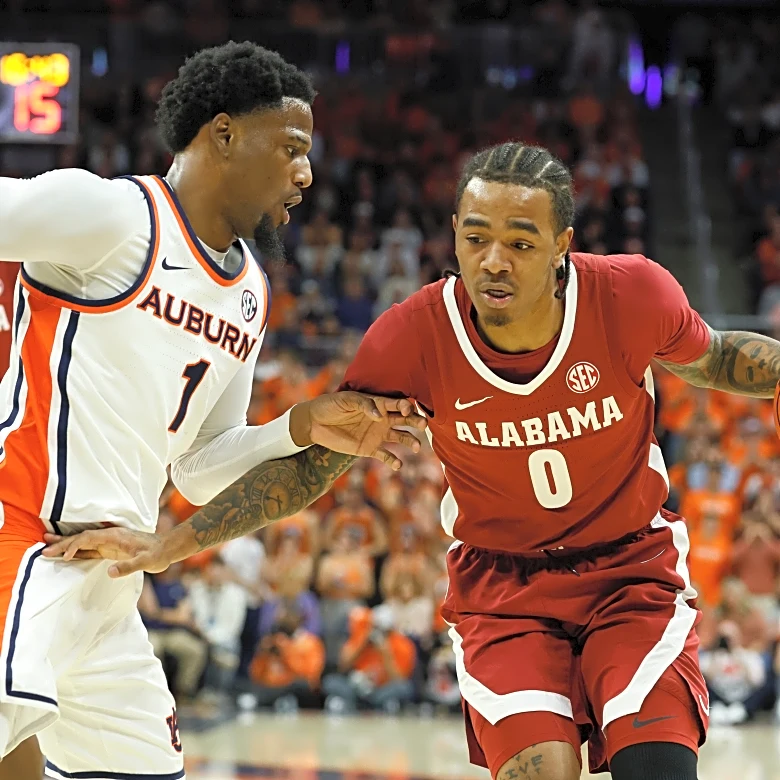 Philon Jr. scores 25 points as Alabama defeats Auburn 96-92