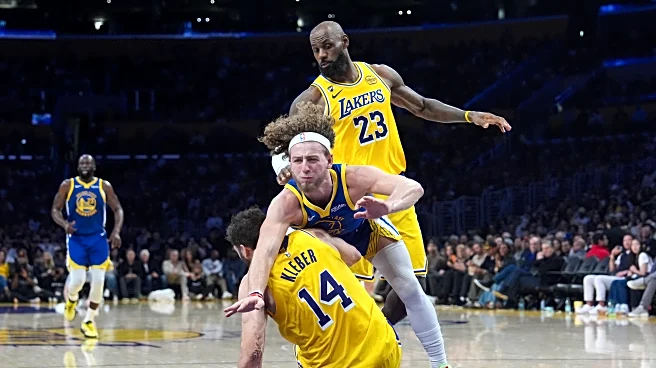 LeBron James has 20 points, 10 assists to lead Luka-less Lakers past Warriors