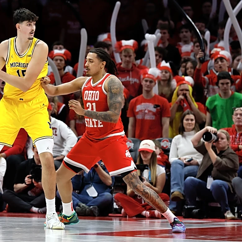 Aday Mara's 3-point practice pays off in No. 2 Michigan's win over Ohio State