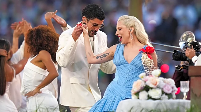 Bad Bunny brings Gaga, Martin and Puerto Rican pride to Super Bowl as Green Day, Puth play pregame