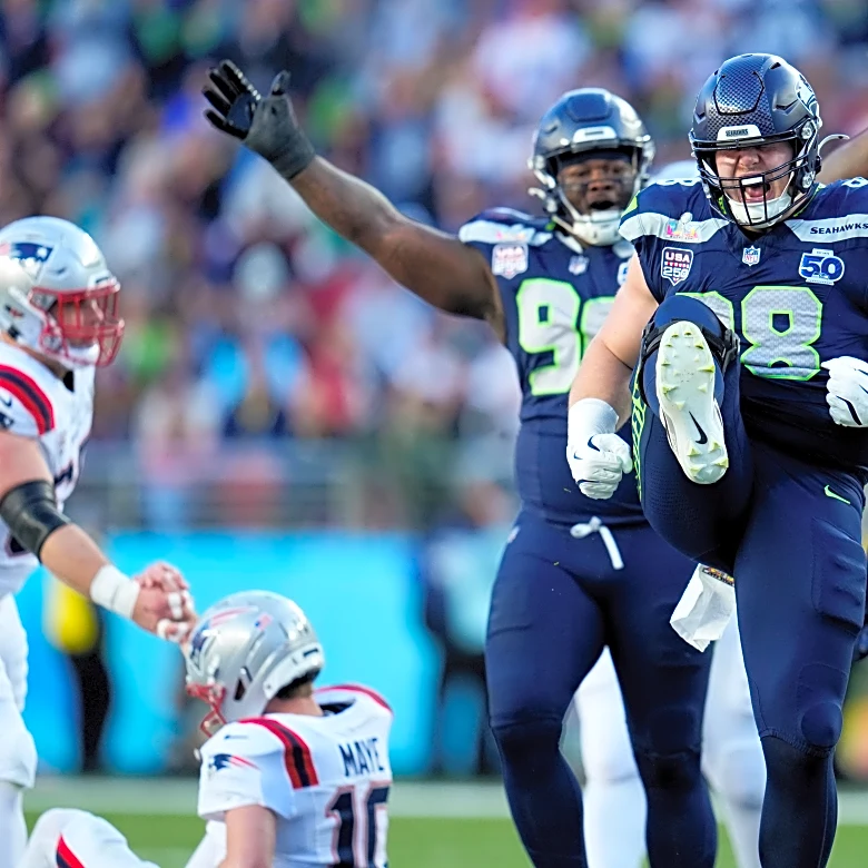 Seahawks ride their 'Dark Side' defense to a Super Bowl title, pounding the Patriots 29-13