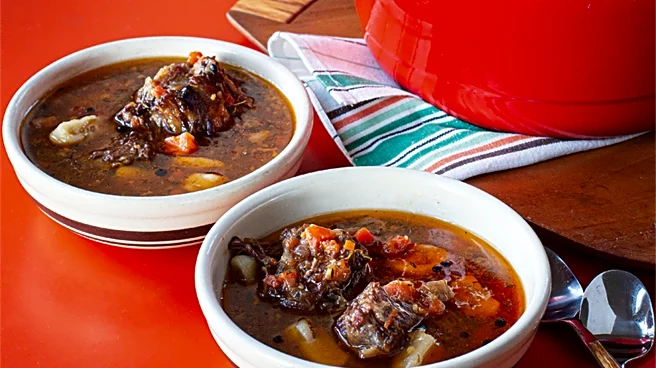 Marcus Samuelsson shares a comfort-food recipe for oxtail pepperpot with dumplings