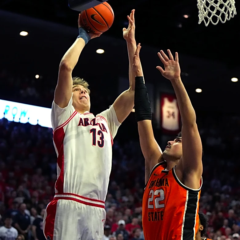 Arizona holds No. 1 spot for 9th week in AP Top 25; Houston rises to No. 3, Kentucky returns at 25th