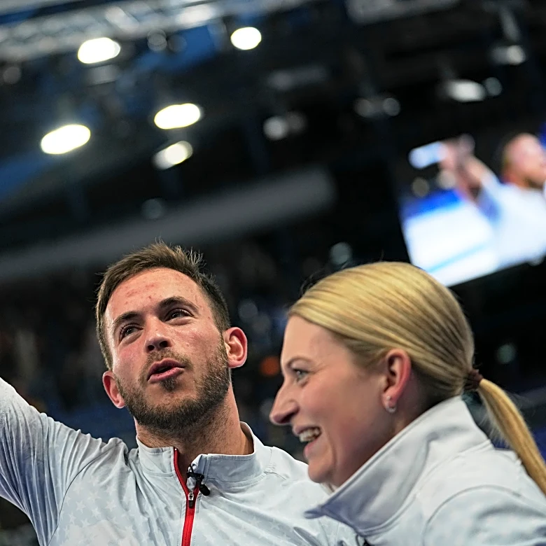 US reaches first Olympic curling mixed doubles final, will face Swedish siblings for gold