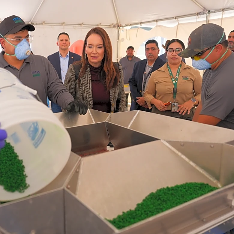 The US has a new center in Texas to disperse sterile screwworm flies to block a parasite it spawns