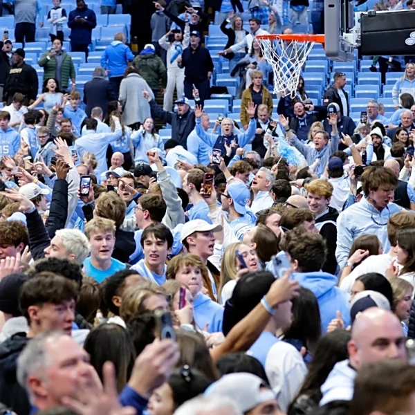 Duke's Scheyer says staffer injured during court-storming at UNC is OK, had bloody lip