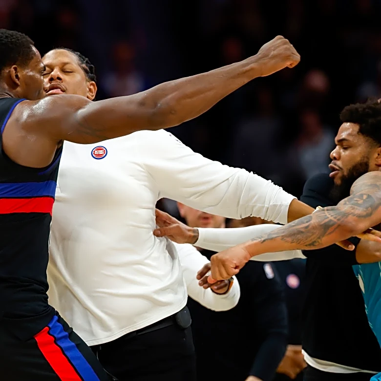 Four players ejected after Pistons and Hornets tussle in physical game won by Detroit