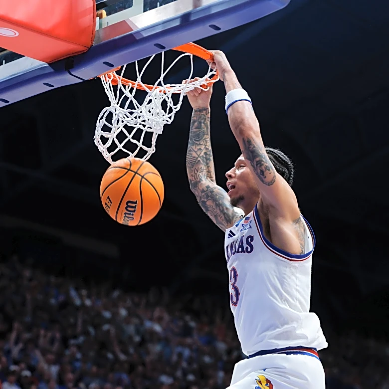 No. 9 Kansas beats top-ranked and previously undefeated Arizona 82-78