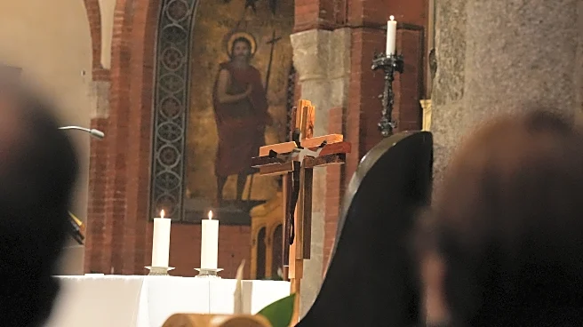 Catholic cross like no other is a beacon of unity in Olympic host city Milan