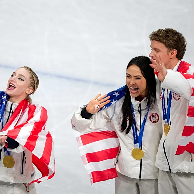 Inside the secret text group of US figure skating Olympic gold medalists known as 'the OGM chain'