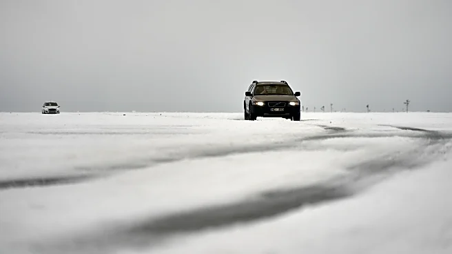 Take a ride across frozen sea on Estonia's ice road