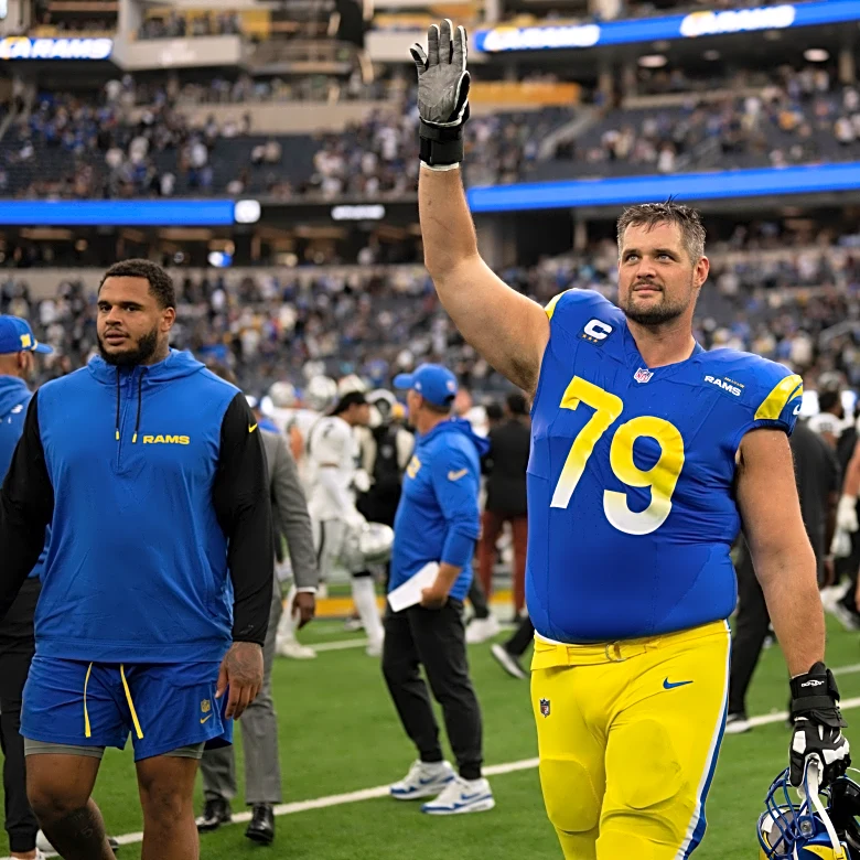 Rams RT Rob Havenstein retires after an 11-year career from St. Louis to Los Angeles