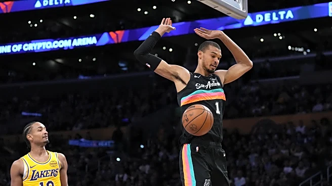 Victor Wembanyama says he was 'proving a point' with his 40-point barrage in Spurs' win over Lakers