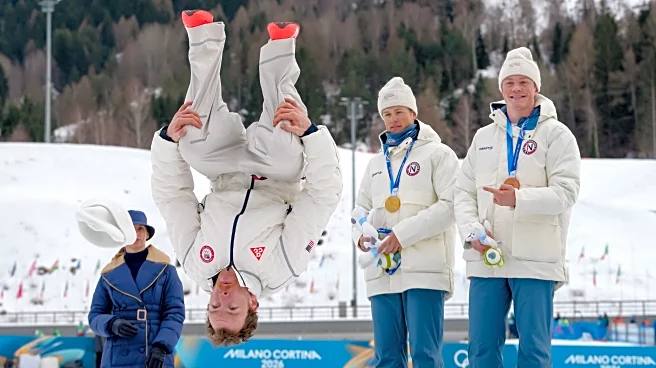 Backflip on the podium, breakthrough on the snow, as Ben Ogden hails new generation of US skiers
