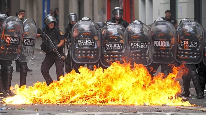 Milei takes on Argentina's unions, drawing protests as senators debate his labor overhaul